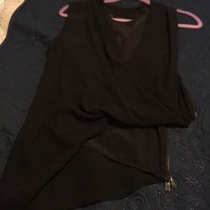 All saints zipper blouse/top
